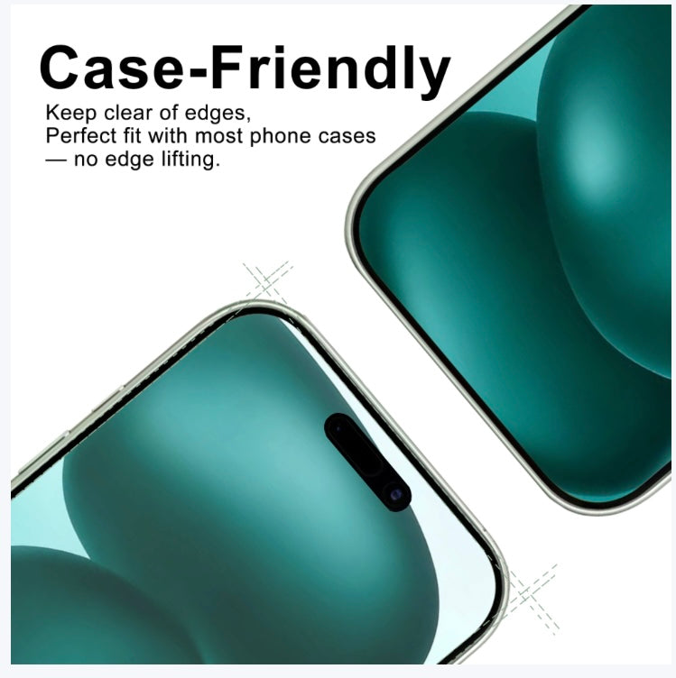 ECOVERA iPhone 14 Full Series Screen & Camera Lens Protector Set (3-Pack,Tempered Glass)