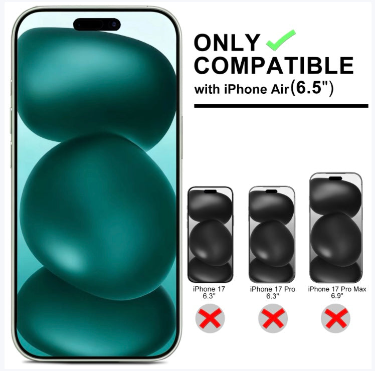 ECOVERA iPhone 17 Full Series Screen & Camera Lens Protector Set (3-Pack,Tempered Glass)
